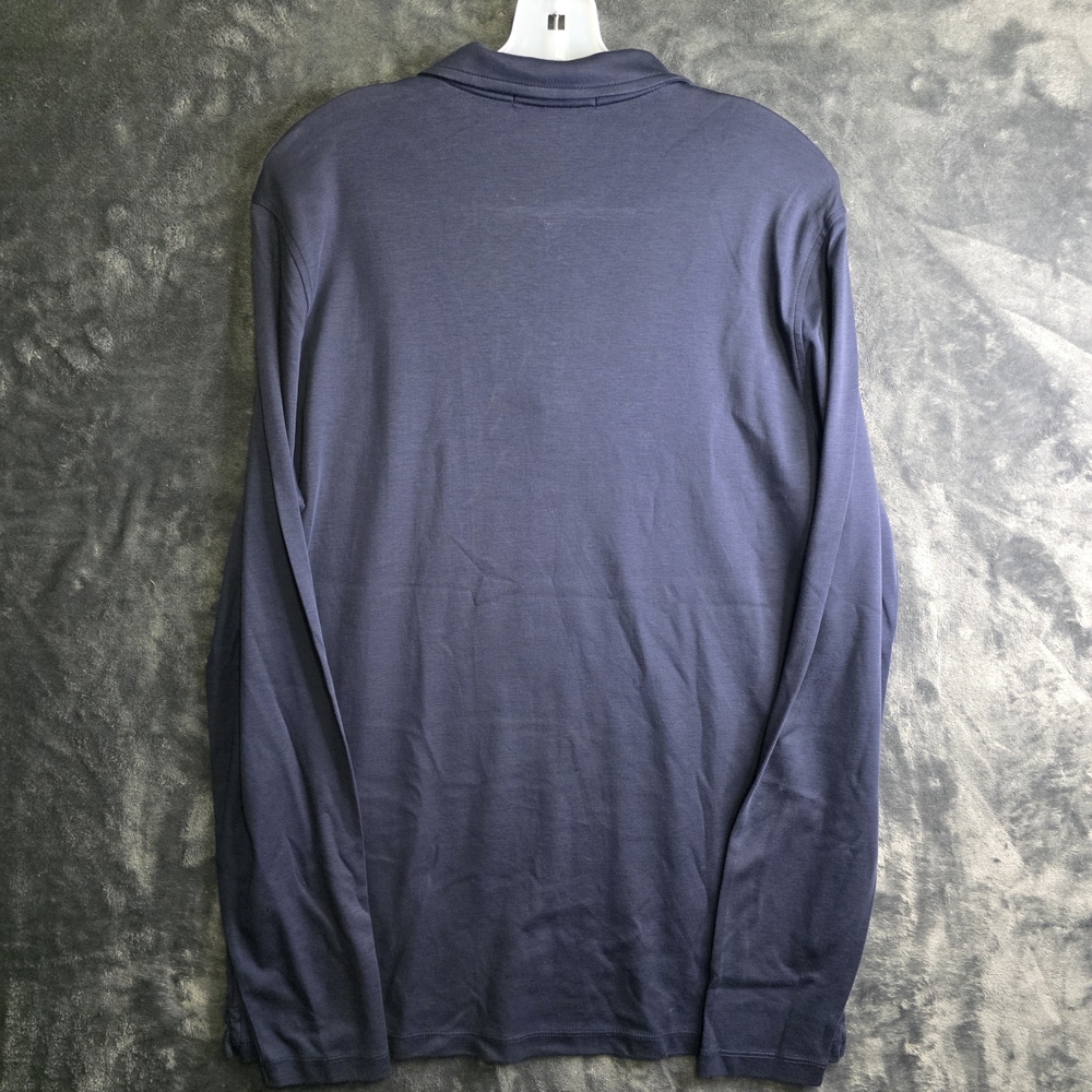 Robert Barakett Men's Navy Long Sleeve Shirt - Picture 7 of 9